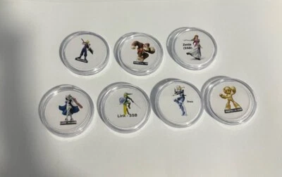 Amiibo 25mm Coin - Super Smash Bros Ultimate SSB Switch Pyra Mewtwo Cloud Wolf • $5