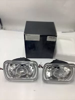 7X6 Glass Lens Headlight Conversion To H4/9003 Size LED BUILT IN For Jeep XJ • $33.41