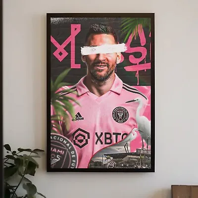 Leo INTER MIAMI Messi | FIFA | MLS | Argentina Digital Art Gift Memorabilia • $9.71