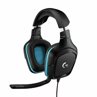 Logitech G432 Wired Gaming Headset 7.1 Surround Sound - Black • £35