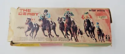 Vintage THE DERBY Battery Operated Horse Race Game 7566 For Parts • $23.96