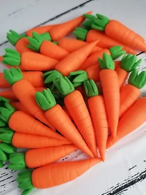 £7 • Buy 3D Edible Sugar Carrots Gardening Birthday,allotment Cake Topper Peter Rabbit