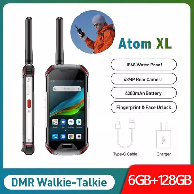 DMR Walkie-Talkie Unihertz Atom XL Rugged Phone 6GB+128GB 48MP IP68 Waterproof • £248.48