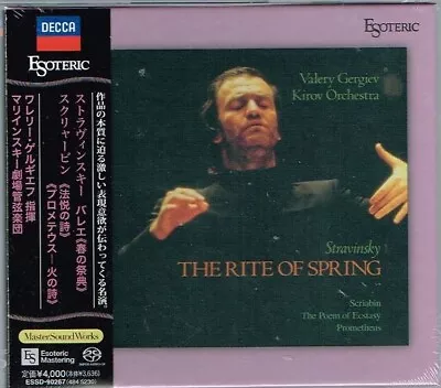 $53.09 • Buy Stravinsky The Rite Of Spring Valery Gergiev Japan Esoteric SACD ESSD-90267 NEW