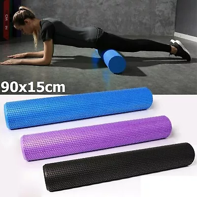 Eva Physio Foam Roller Yoga Pilates Gym Trigger Point Massage Fitness Exercise • $37.99