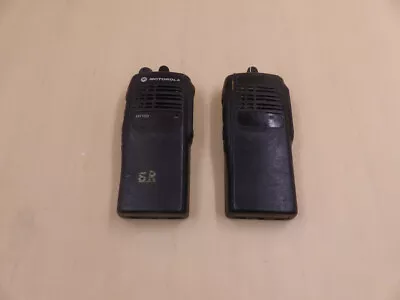 Lot Of 2* Motorola Ht750 Aah25sdc9aa2an Mobile Portable Handheld Two-way Radios • $149.99