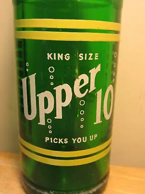 $9 • Buy Old   Upper 10  Soda Bottle - Nehi - Painted Labels