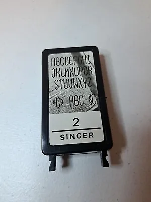 Vintage 1984 Singer Sew Ware Cartridge No. 2 Monograms - Machine Model 6268 • $6