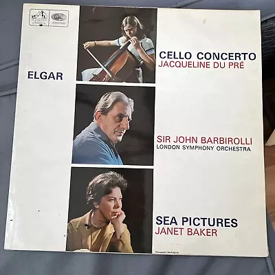 Asd 655 - Elgar = Cello Concerto / Sea Pictures - Jacqueline Du Pre / Janet Bake • £9.99
