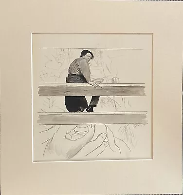 Earl Mayan Drawing Of Diego Rivera • $225