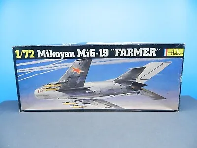 1/72 Kit Vintage Heller No. 251 MIKOYAN MiG-19  FARMER  Russian Soviet Jet • $9.95