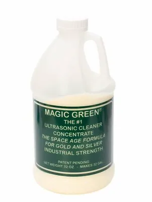 Magic Green Ultrasonic Cleaner 24 Oz Jewelry Metal Cleaning Concentrate Solution • $31.10