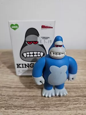 King Ken Blue By James Jarvis AMOS Toys Strangeco 3.5  Vinyl Mini Figure • £24.99