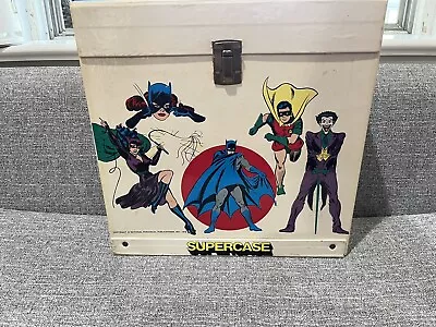 1976 LP RECORD SUPERCASE Mego BATMAN SUPERMAN WONDER WOMAN National Periodical • $75