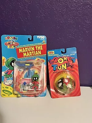 VTG Tyco Looney Tunes 3.25  Marvin The Martian Action Figure  1993 Madball Lot • $49.99