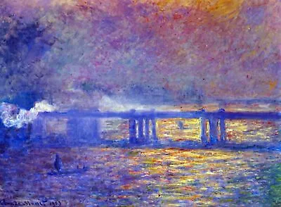 Charing Cross Bridge By Claude Monet Art Painting Print • $12.99