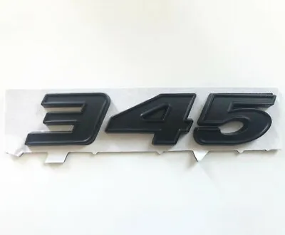 Metal BLACK 345 Car Emblem Body Badge Sticker For VIPER Hemi Charger Challenger • $9.99