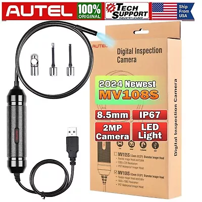 Autel MaxiVideo MV108S 1920*1080 Resolution 2MP Camera Inspection Video Scope US • $49