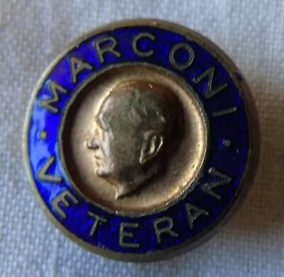 Vintage Marconi Veteran Enamel Pin Badge • $18.64