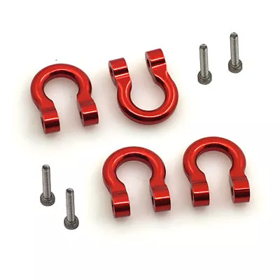 4Pcs Alloy Metal Hooks Hitch Tow Shackles For TRx-4 1/10 RC Crawler • $8.72