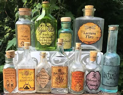 $6 • Buy 3” Polyjuice Potion &Ingredient Labels Harry Potter Party Prop DIY Decoration
