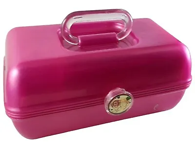 $19.17 • Buy Vintage Caboodles Pink Make Up Carrying Case Mirror Cosmetic Caboodle Pageant