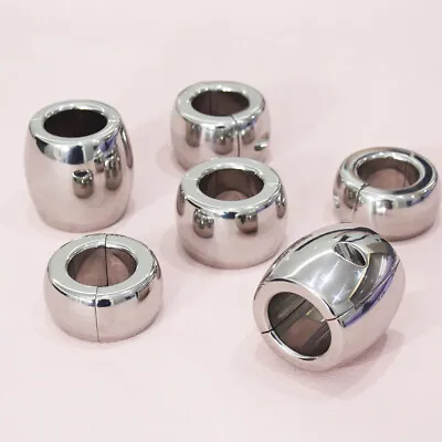 Heavy Duty Ball Stretcher Penis Chastity Ring Weight Magnetic/Screw Enhancer UK • £7.49