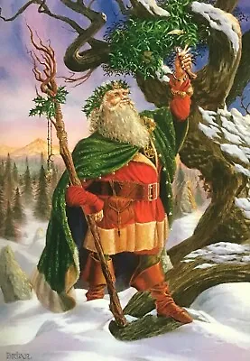 Briar ‘Gathering The Mistletoe’ Pagan Wicca Alternative Yule Christmas BY02 • £2.90