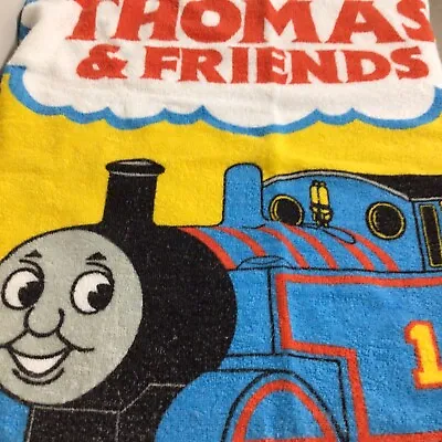 Vintage Thomas & Friends Full Steam Ahead All Aboard 2002 Beach Towel 54x28 • $18