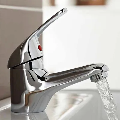 £12.95 • Buy Taps Bathroom Mixer Basin Tap Chrome Wash Sink Mono Lever Modern High Quality