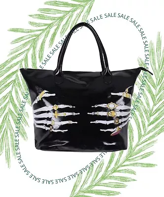 Iron Fist Death Claw Tote Bag Goth Alternative Fashion Day Of The Dead • $59.99