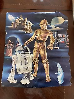 VTG 1978 Star Wars C-3PO R2-D2 Droids Proctor & Gamble Promo Poster 18.5  X22.5” • $9.99