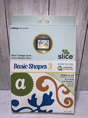 Slice Design Card Basic Shapes 3 Making Memories In Box - #35684 • $8