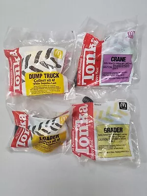 McDonalds 1993 ~  'TONKA' ~ Crane Loader Grader Dump Truck ~ MINT In Bags. • $30