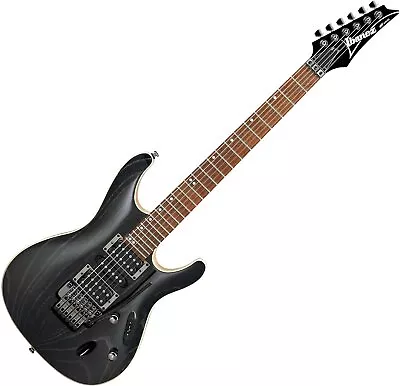 Ibanez S570AH Standard 6-String Electric Guitar (Silver Wave Black... • $579.99