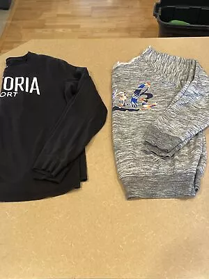 Victoria’s Secret Sport & Pink Lot Of 2 Sweatshirts Size Medium M Clothes Shirt • $25.99