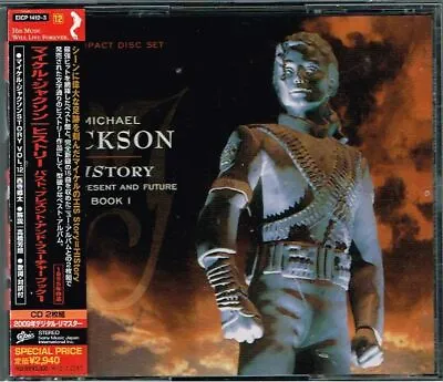 Michael Jackson  HIStory Past Present And Future Book I  Japan 2CD OBI EICP-1412 • $29.99