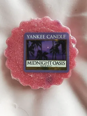 🌜Yankee Candle Midnight Oasis Wax Melt Rare And Discontinued • £5