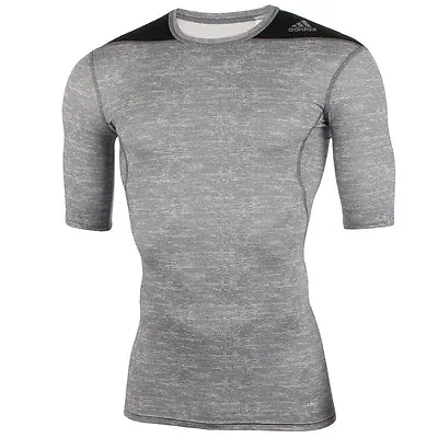 £14.30 • Buy Functional Shirt Sports Shirt Adidas Techfit Base, Men's, Short Sleeve, SIZE S