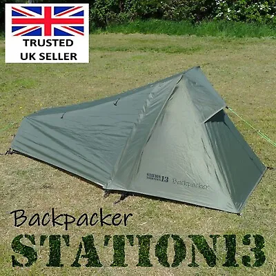 1 Person Backpacking Tent - 3 Season - Lightweight 1.5kgs - STATION13 Backpacker • £95