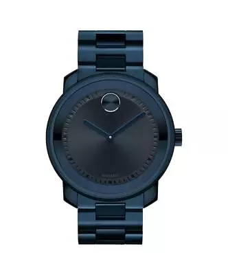 Movado Men's BOLD Metals Watch With A Printed Index Dial Blue (Model 3600296) • $369.29