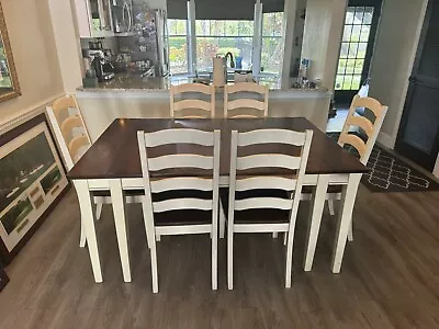 Ashley Furniture Dining Table W / 8 Chairs Local Pick Up Only~ NO SHIPPING!!!!!! • $695