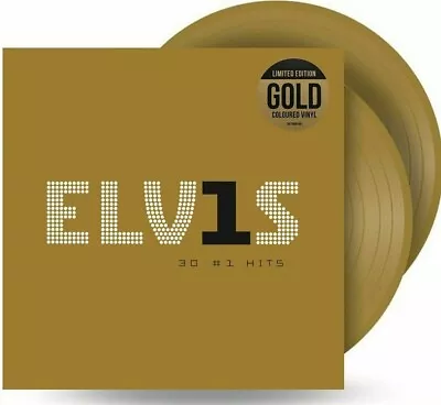 ELVIS PRESLEY LP X 2 30 #1 Hits Limited Edition GOLD VINYL 180 Gram IN STOCK • $41.01