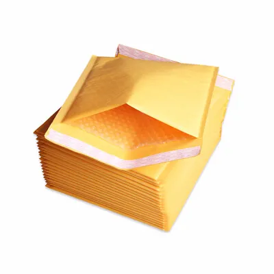 Zforce 25 PCS Kraft Bubble Mailer Shipping Envelopes #000 4x7 4*7 Made In USA • $6.96