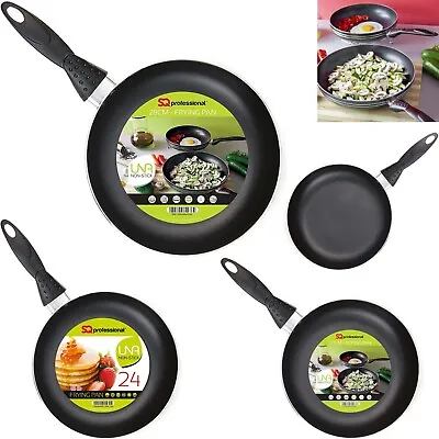Non-Stick Frying Pan For Gas Electric Induction Hob Easy-clean Omelette Pancake • £10.89