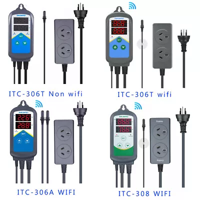 $61.99 • Buy Inkbird Aquarium Thermostat WIFI ITC-306T 306A ITC-308 Reef Discus Heating Tanks