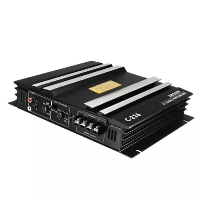2X(Car Stereo Audio  Amplifier C-236 3800W 2 Channel For Car Subwoofer G1W7) • $183.69