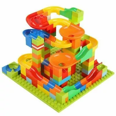 84-504PCs Marble Run Race Construction Maze Ball Track Building Block Kids Toy • £10.10