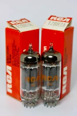 NOS NIB RCA SYLVANIA 12BH7A 7032 MATCHED PAIR TUBES 1970s For MC-225 ART Diavolo • $169.96