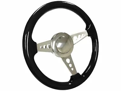 1961-69 Mopar S9 Sport Espresso Wood Steering Wheel Kit 3 Spoke-Holes • $319.76